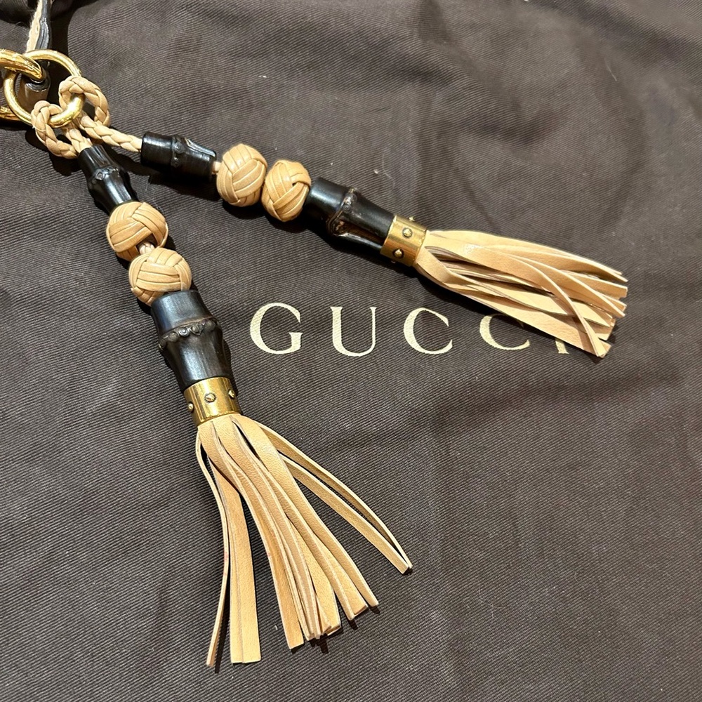 Gucci Leather Snaffle Bit Small Shoulder Bag Beige - image 6